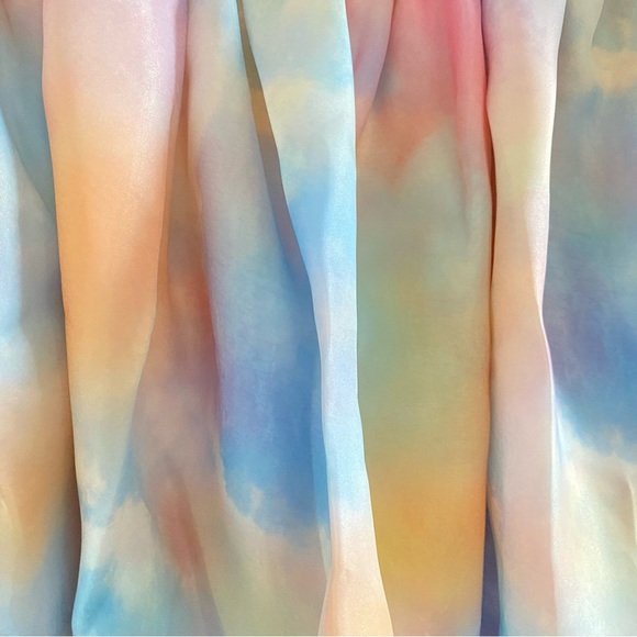 Selkie Dopamine Rainbow Powder Puff Mini Dress Anthropologie - Picture 9 of 13